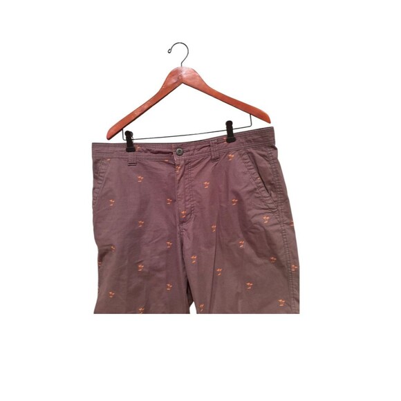 Cargo Supplies Men's Size 36 Brown Palm Tree Print Pants Style Casual Shorts - Picture 5 of 8